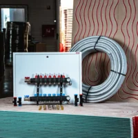 Komplett gipszkartonos mennyezet fűtés-hűtés rendszer -100 m² alapterületre