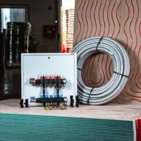 Komplett gipszkartonos mennyezet fűtés-hűtés rendszer -70 m² alapterületre