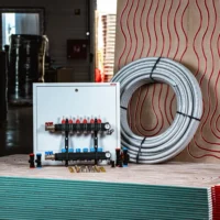 Komplett gipszkartonos mennyezet fűtés-hűtés rendszer -90 m² alapterületre