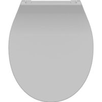 Schütte Szürke Duroplast Slim gyorsan leszerelhető, lecsapódásgátlós wc ülőke