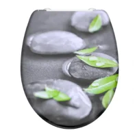 Schütte Duroplast Stone köves, lecsapodásgátlós, könnyen leszerelhető wc ülőke