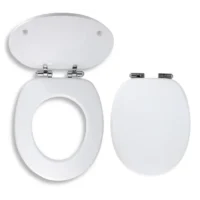 Fehér lecsapodásgátlós MDF wc ülőke