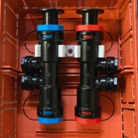 Vakolható rendszerhez műanyag csatlakozó szett 2 körös