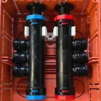 Vakolható rendszerhez műanyag csatlakozó szett 3 körös