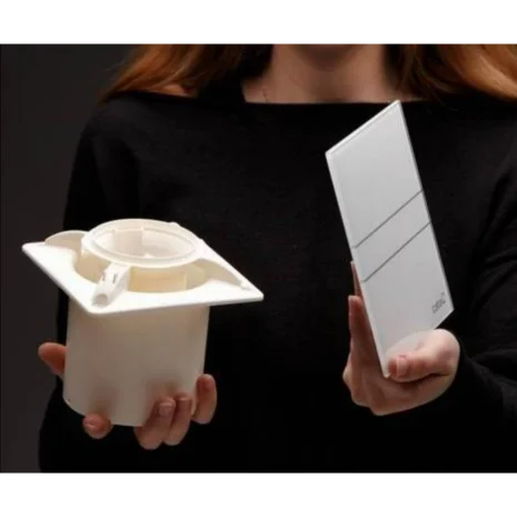 CATA Ventilátor E-100 GT utószellőztető funkcióval, üveg előlappal 6 CATA Ventilátor E-100 GT utószellőztető funkcióval, üveg előlappal 6