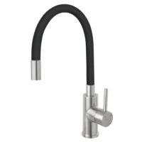 Zumba Inox - Konyhai csaptelep flexibilis kifolyócsővel, fekete