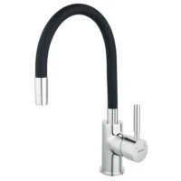 Zumba - Álló mosogató csaptelep flexibilis kifolyócsővel, fekete