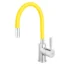 Zumba konyhai csaptelep, elasztikus kifolyóval sárga, króm (1)
