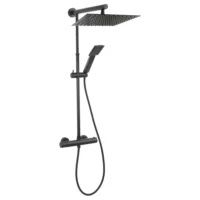 Ferro Trevi Square Black Zuhanyszett