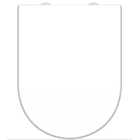 Schütte Fehér D formájú Duroplast gyorsan leszerelhető, lecsapódságátlós wc ülőke