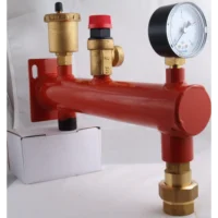 Tágulási tartály tartó kompletten teljesen felszerelve 5 csonkos