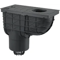 Alcaplast AGV2 Esővíz elvezető 300 × 155/125 mm – fekete