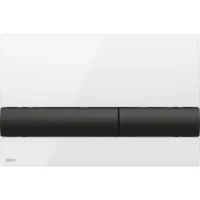 Alcaplast Kezelőgomb előtétfalas rendszerekhez – fehér, fekete gombok