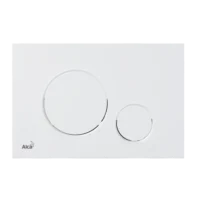 Alcaplast M676 nyomólap a falsík alatti szerelési rendszerekhez, fehér-matt