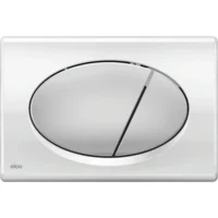 Alcaplast M73 Kezelőgomb beépíthető WC tartályhoz - fényes lap, matt gombok