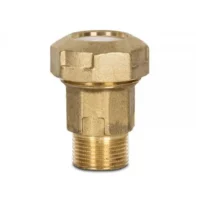 KPE Cső Csatlakozó – Sárgaréz, KM, 6/4”x50 mm