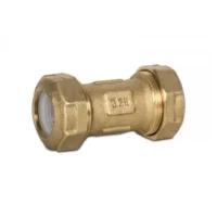 KPE Cső Toldó – Sárgaréz, 40 mm