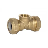 KPE T idom - Sárgaréz, 5/4”x40 mm - Belső menetes csőcsatlakozó