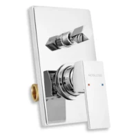 Novaservis NOBLESS EDGE falba építhető csaptelep zuhanyváltóval