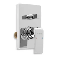 Novaservis NOBLESS SHARP Falba építhető kádcsaptelep zuhanyváltóval