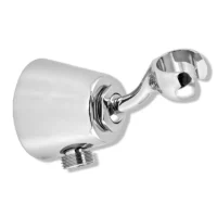 Novaservis Gömbcsuklós Fali Zuhanytartó és Csatlakozó - Króm