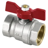 Rubalp Pillangókaros Golyóscsap – 1/2”, BB, Piros