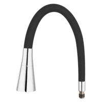 Ferro Elastico II Kifolyócső Konyhai Csaptelephez – Fekete