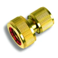 Novaservis 3/4'' Vízmegállító Csatlakozóelem Sárgaréz