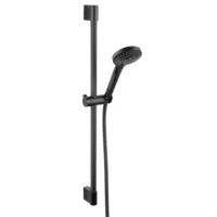 Ferro Horn Black Csúszórudas Zuhanyszett – Fekete