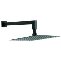 Ferro Slimline Fejzuhany Zuhanykarral – Fekete