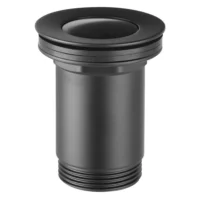 Ferro Lefolyószelep túlfolyós mosdóhoz – 5/4”, fekete