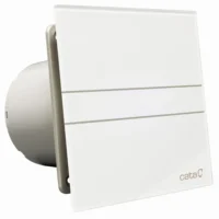 Cata E-100 M plexi előlapos ventilátor – fehér