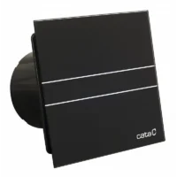 Cata E-100 M BK Szellőztető Ventilátor Plexi Előlappal – Fekete